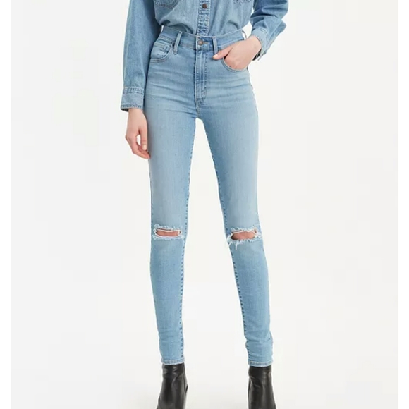 -NWT- Levi's Mile High Super Skinny Jeans 25S - Picture 1 of 15